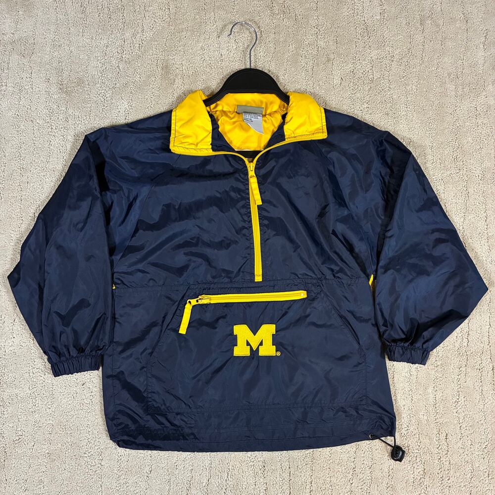 Vintage Y2K Heisman Reebok Youth 8 Michigan Wolverines Sportswear Windbreaker